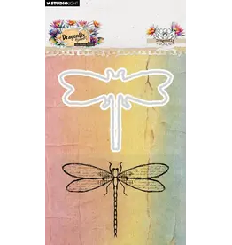 STUDIOLIGHT STUDIOLIGHT HAZEL EATON DRAGONFLY DREAMS DRAGONFLY CLEAR STAMP & DIE SET