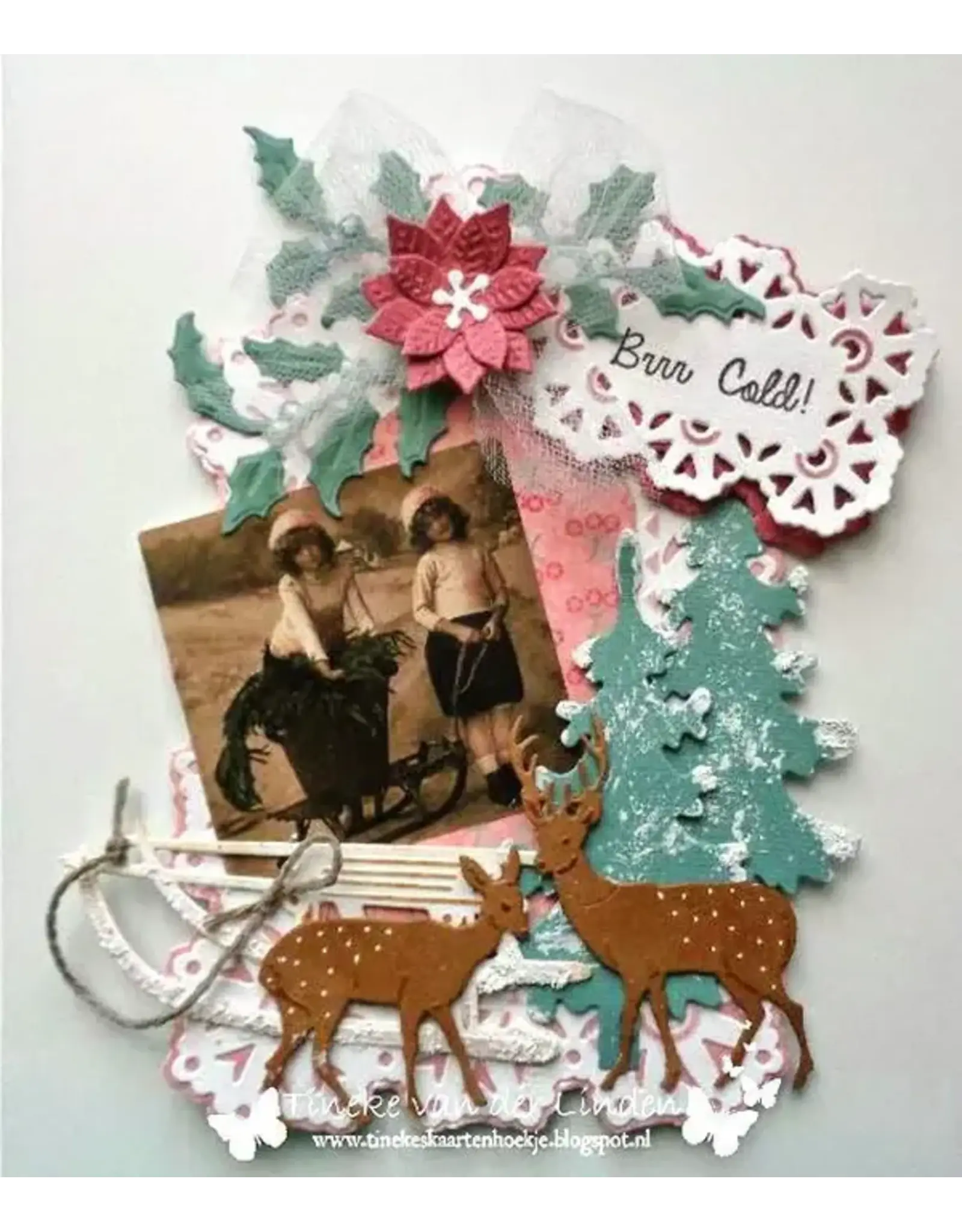 MARIANNE DESIGNS MARIANNE DESIGN TINY'S NOSTALGIC LABELS CREATABLES DIE SET