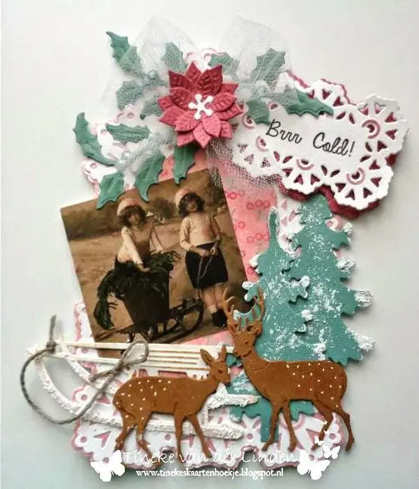 MARIANNE DESIGNs MARIANNE DESIGN TINY'S NOSTALGIC LABELS CREATABLES DIE SET