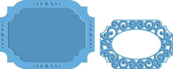 MARIANNE DESIGNs MARIANNE DESIGN OVAL LABEL CREATABLES DIE SET