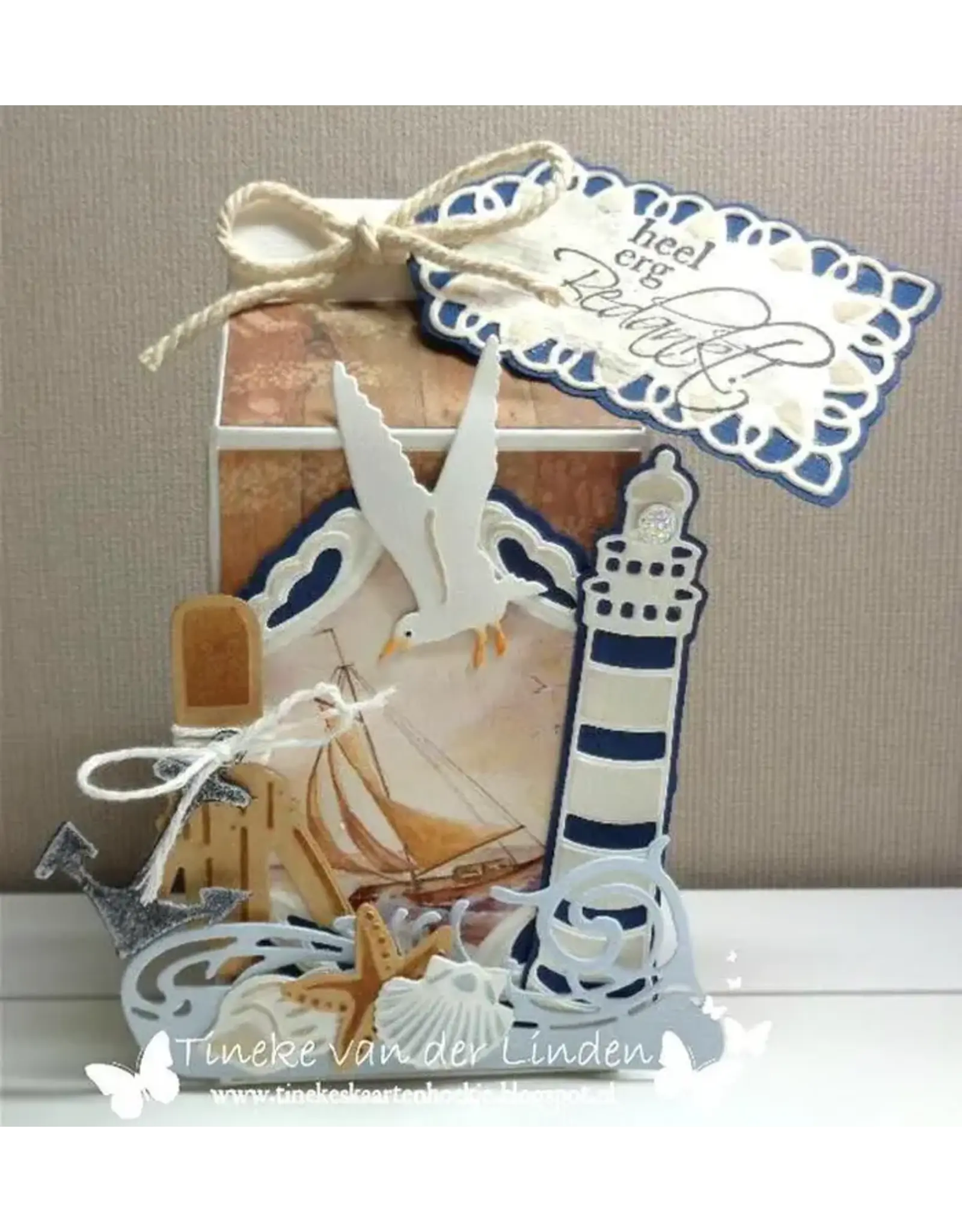 MARIANNE DESIGNS MARIANNE DESIGN TINY'S VINTAGE LABELS CREATABLES DIE SET