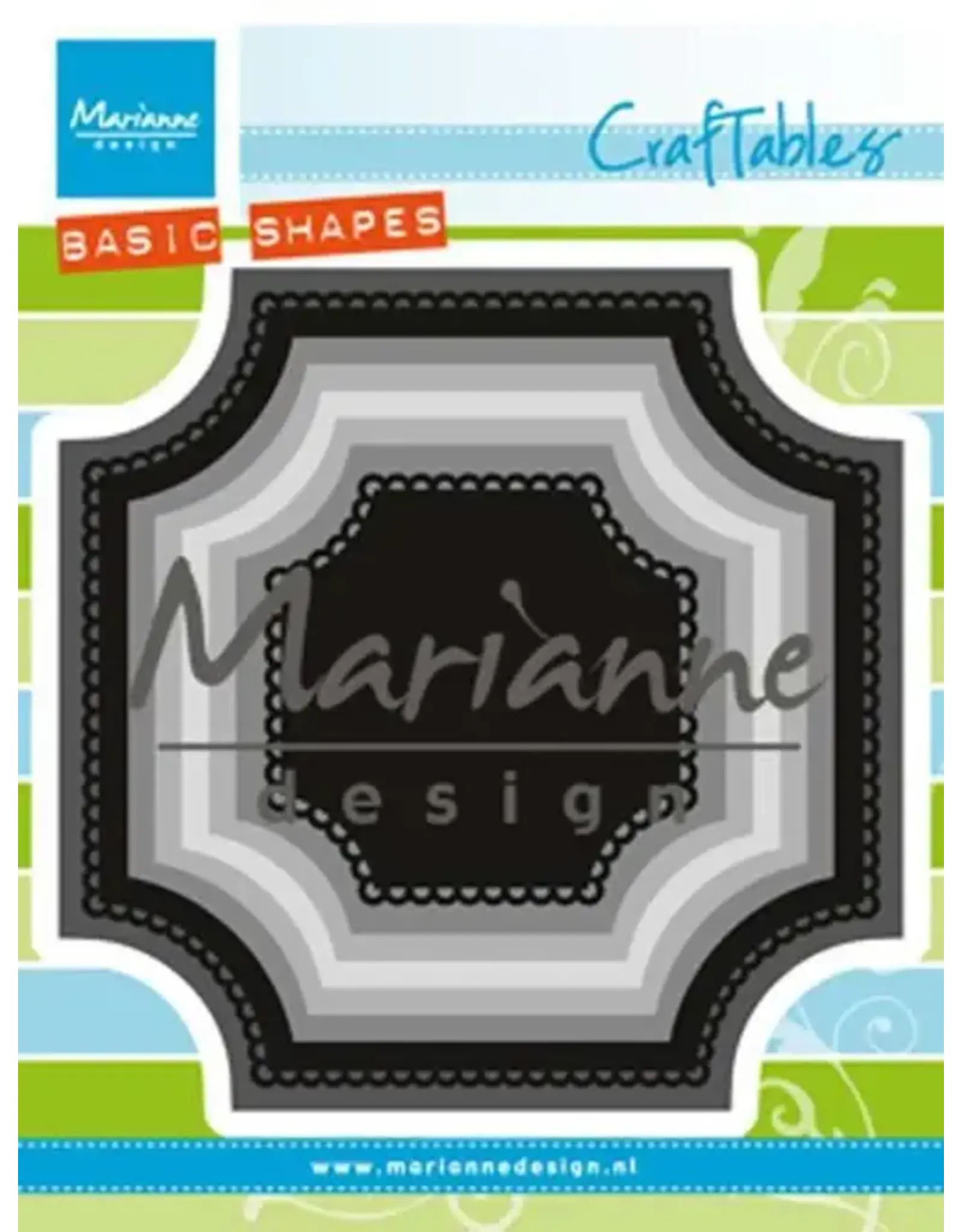 MARIANNE DESIGNS MARIANNE DESIGN BASIC SQUARE CREATABLES DIE SET