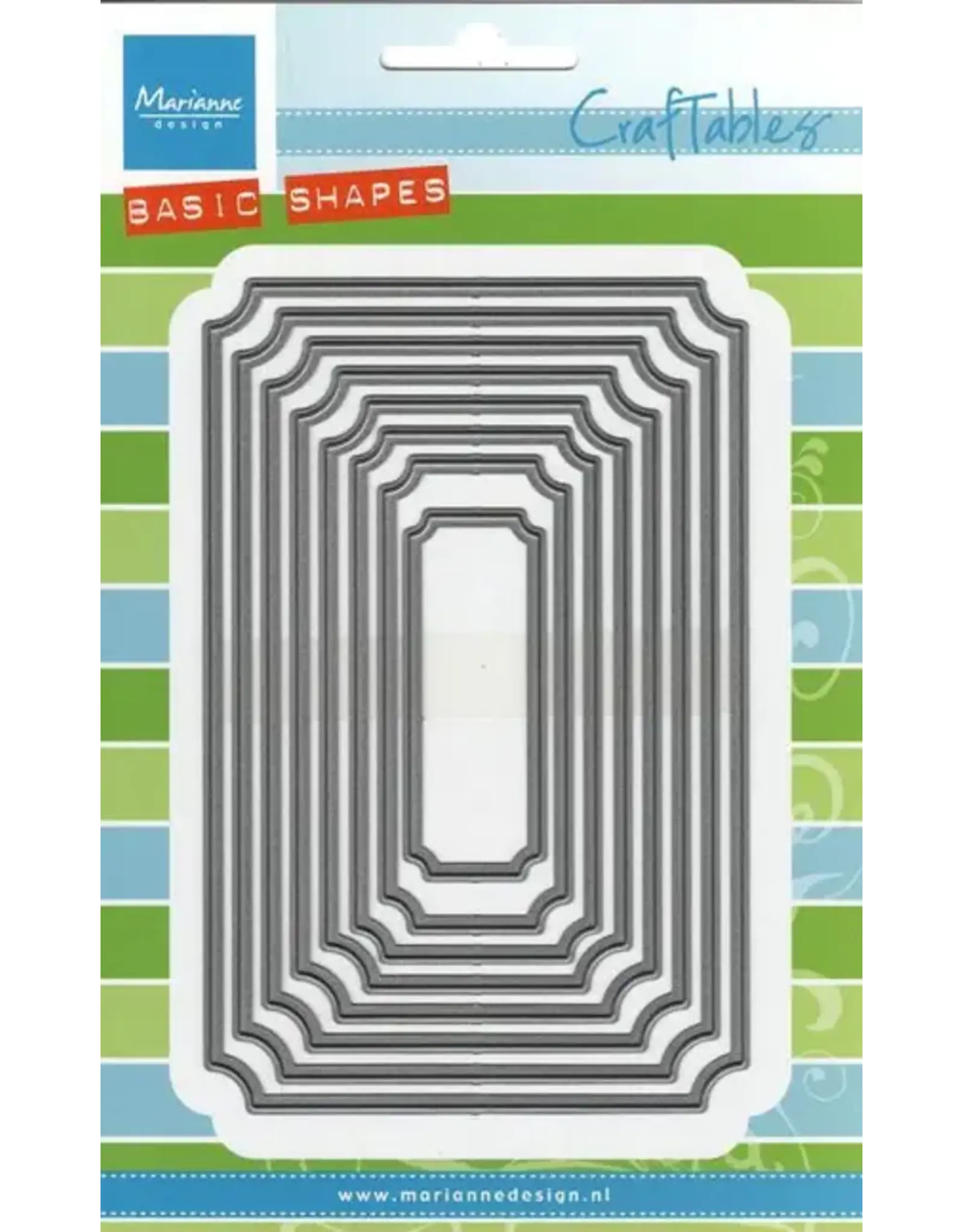 MARIANNE DESIGNS MARIANNE DESIGNS BASIC TICKET CRAFTABLES DIE SET