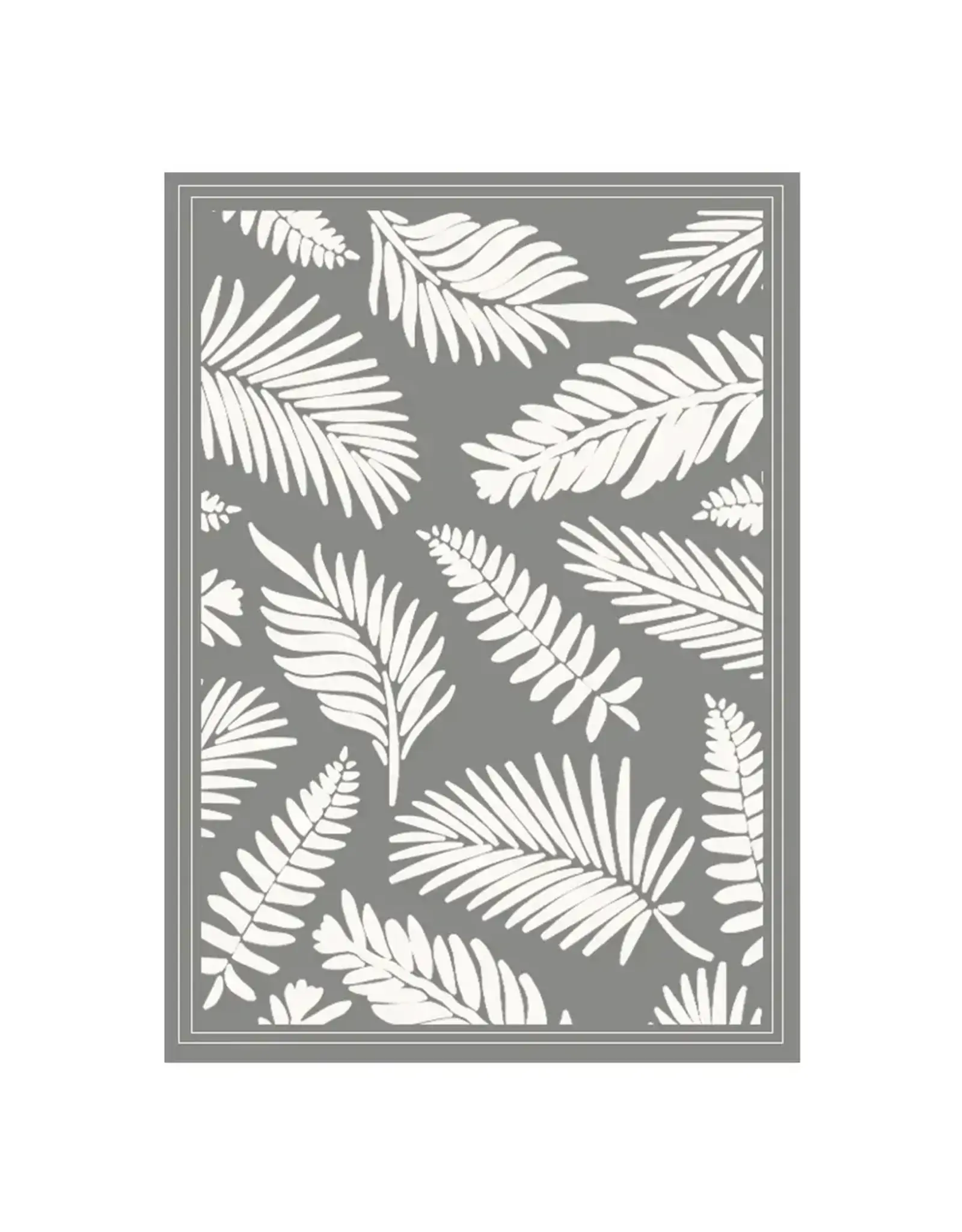 COUTURE CREATIONS COUTURE CREATIONS EARTHY DELIGHTS PALM LEAVES STENCIL