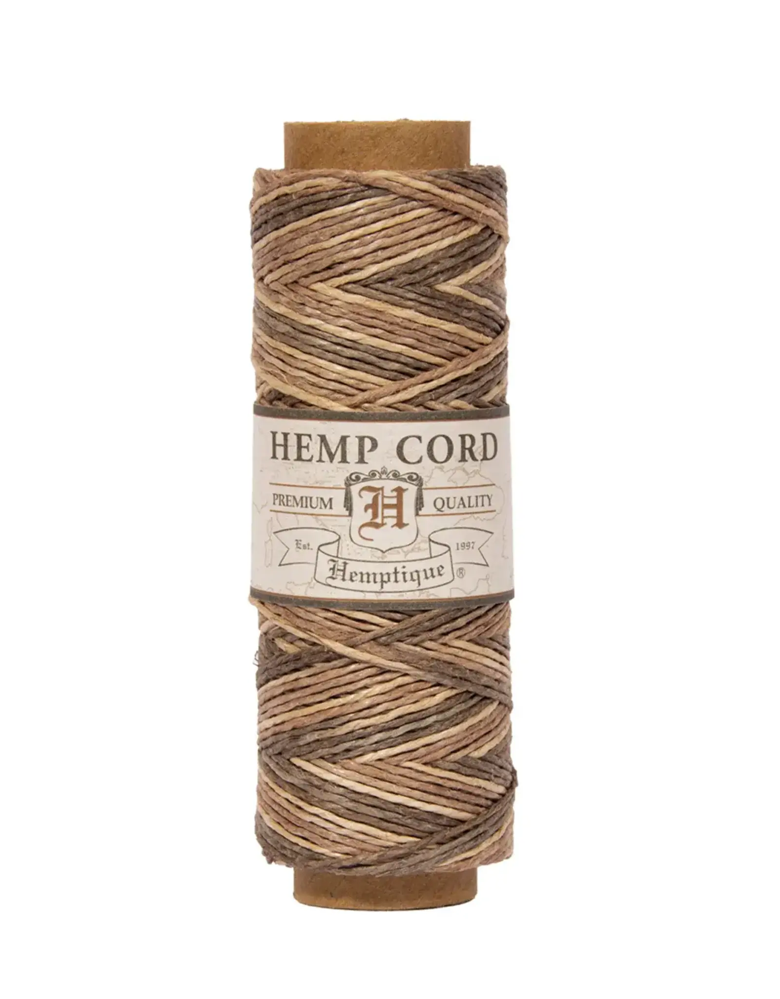 HEMPTIQUE HEMPTIQUE VARIEGATED HEMP CORD SPOOLS EARTHY