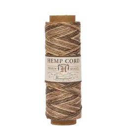 HEMPTIQUE HEMPTIQUE VARIEGATED HEMP CORD SPOOLS EARTHY