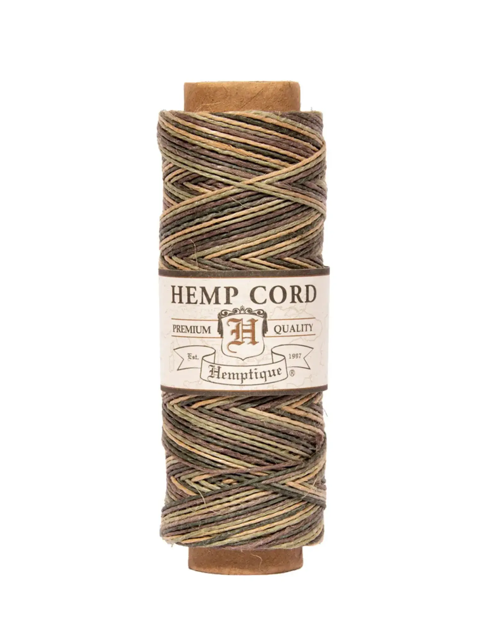 HEMPTIQUE HEMPTIQUE VARIEGATED HEMP CORD SPOOLS CAMO