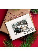 CREATIVE EXPRESSIONS CREATIVE EXPRESSIONS TAYLOR MADE JOURNALS A VINTAGE CHRISTMAS 6x8 CLEAR STAMP SET