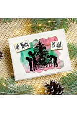 CREATIVE EXPRESSIONS CREATIVE EXPRESSIONS TAYLOR MADE JOURNALS A VINTAGE CHRISTMAS 6x8 CLEAR STAMP SET