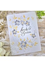 CREATIVE EXPRESSIONS CREATIVE EXPRESSIONS BLOSSOM WREATH SENTIMENTS 4x6 CLEAR STAMP SET