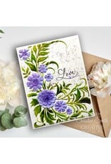 CREATIVE EXPRESSIONS CREATIVE EXPRESSIONS PETAL CASCADE SENTIMENTS 4x6 CLEAR STAMP SET