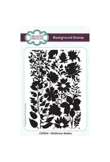 CREATIVE EXPRESSIONS CREATIVE EXPRESSIONS WILDFLOWER MEDLEY BACKGROUND CLING STAMP