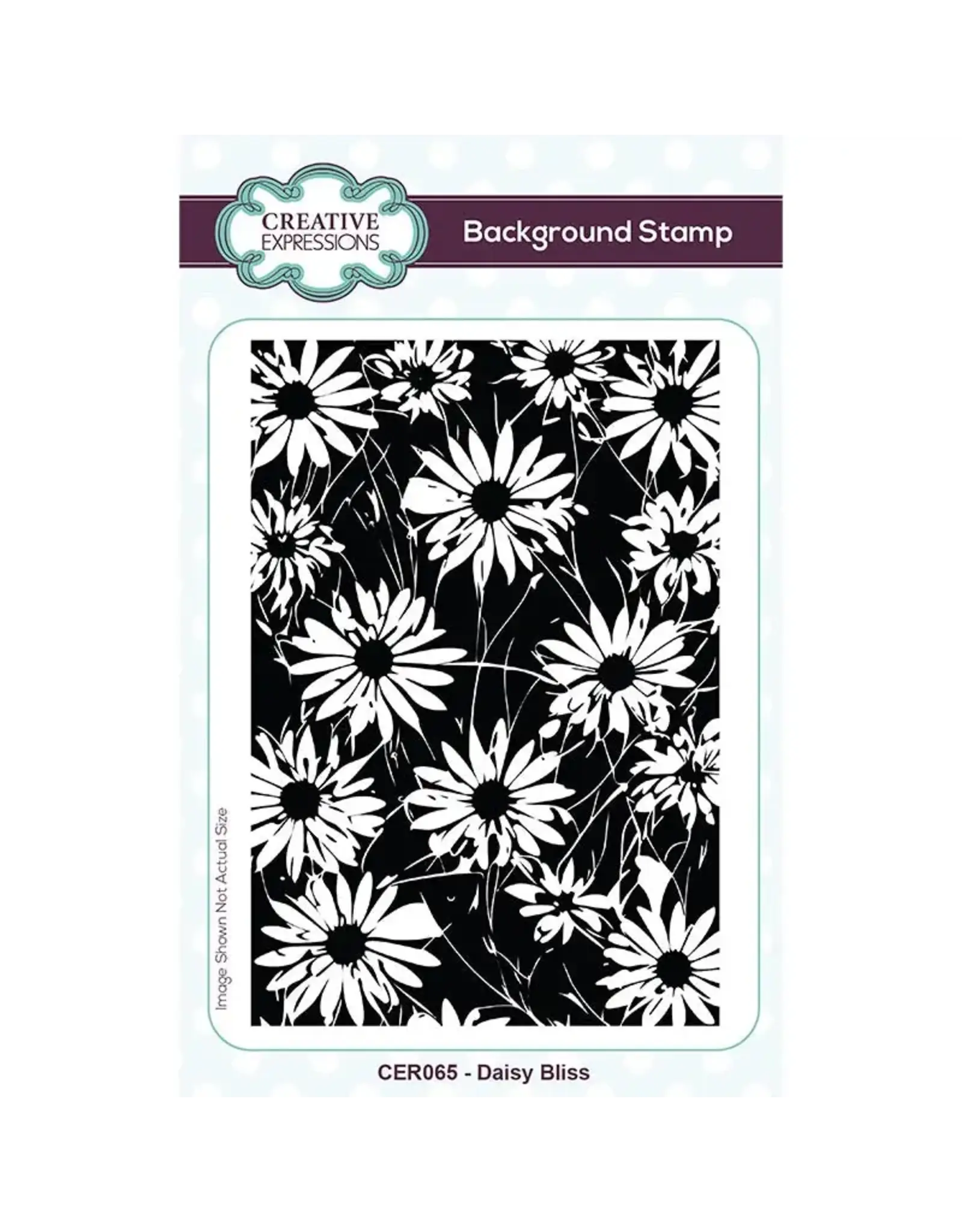 CREATIVE EXPRESSIONS CREATIVE EXPRESSIONS DAISY BLISS BACKGROUND CLING STAMP
