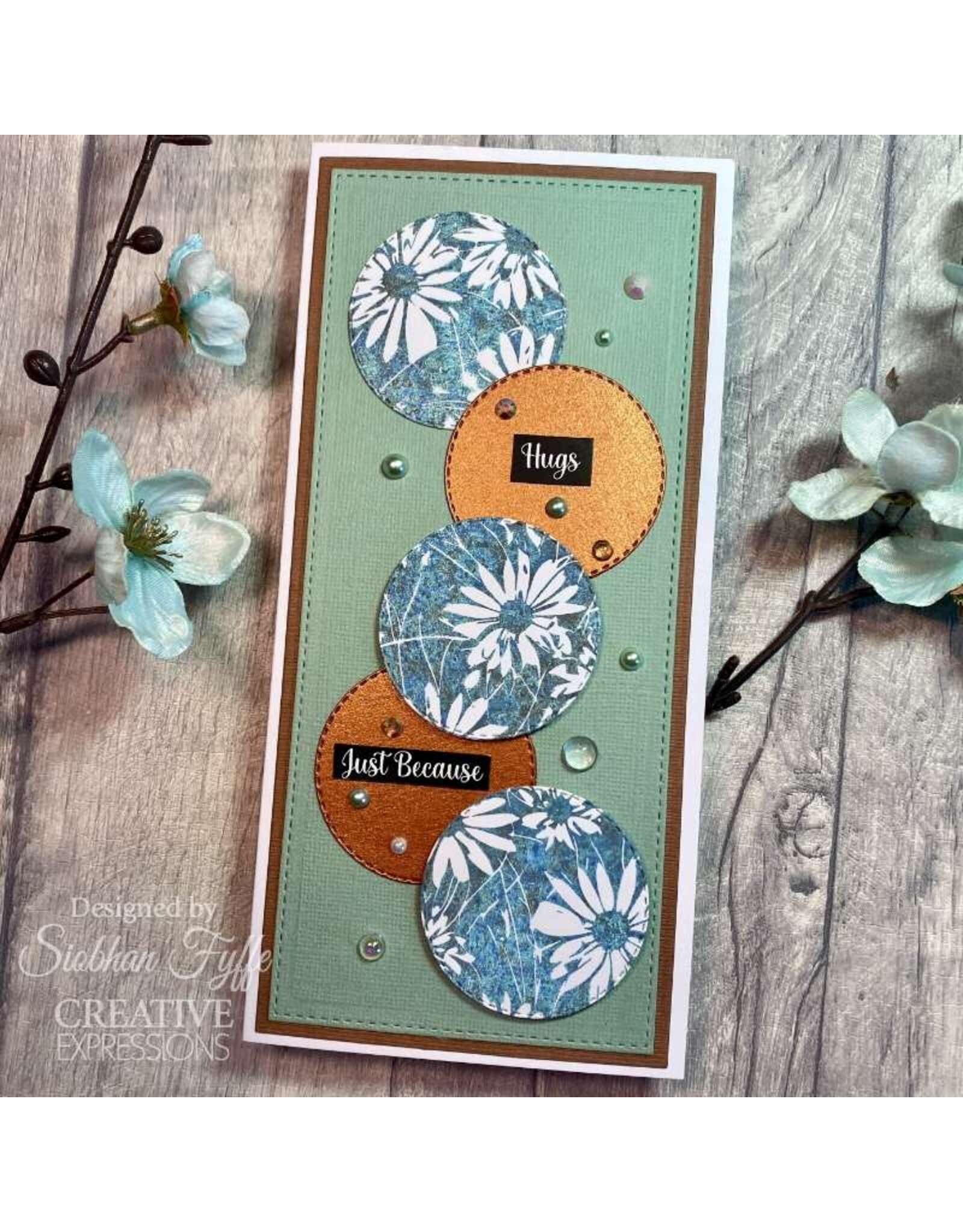 CREATIVE EXPRESSIONS CREATIVE EXPRESSIONS DAISY BLISS BACKGROUND CLING STAMP