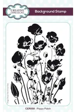 CREATIVE EXPRESSIONS CREATIVE EXPRESSIONS POPPY PATCH BACKGROUND CLING STAMP