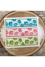 CREATIVE EXPRESSIONS CREATIVE EXPRESSIONS POPPY PATCH BACKGROUND CLING STAMP