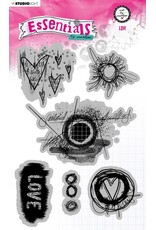 STUDIOLIGHT STUDIOLIGHT ART BY MARLENE ESSENTIALS LOVE CLING STAMP SET