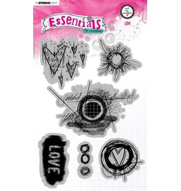 STUDIOLIGHT STUDIOLIGHT ART BY MARLENE ESSENTIALS LOVE CLING STAMP SET