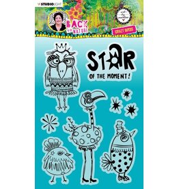 STUDIOLIGHT STUDIOLIGHT ART BY MARLENE BACK TO NATURE CRAZY BIRDS CLEAR STAMP SET
