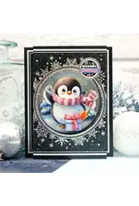 HUNKYDORY CRAFTS LTD. HUNKYDORY ADORABLE SCORABLE DELIGHTFUL PENGUINS SNOW MUCH FUN DECOUPAGE CARD KIT