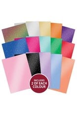 HUNKYDORY CRAFTS LTD. HUNKYDORY SNOWFALL MIRRI CARD MEGABUY MIRRI CARD ESSENTIALS 30 SHEETS