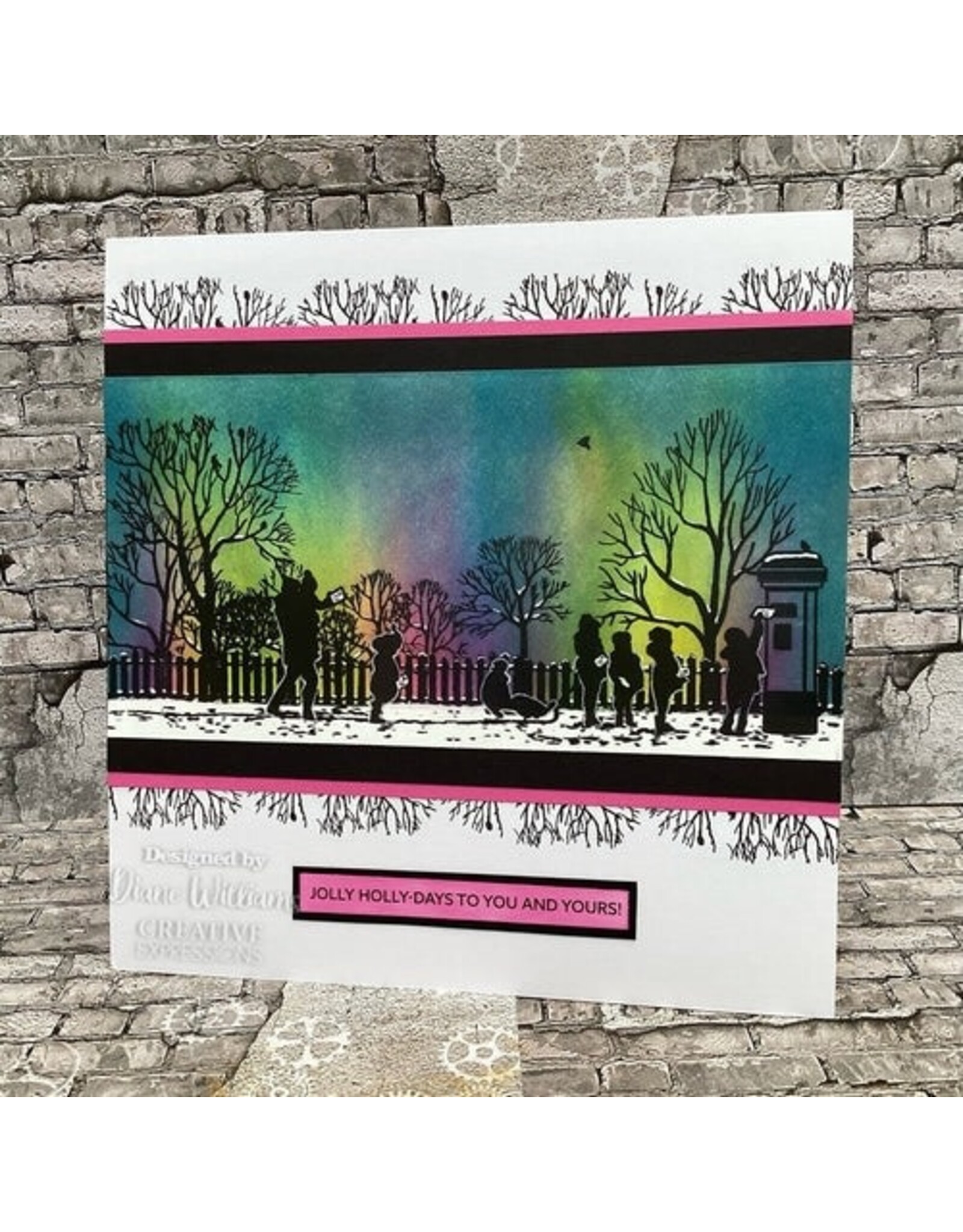 CREATIVE EXPRESSIONS CREATIVE EXPRESSIONS DESIGNER BOUTIQUE LETTER TO SANTA RUBBER STAMP