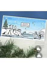 CREATIVE EXPRESSIONS CREATIVE EXPRESSIONS DESIGNER BOUTIQUE PENGUIN PLAYTIME RUBBER STAMP