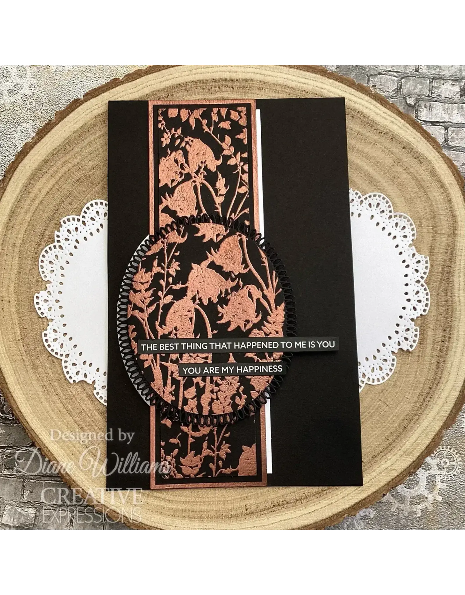 CREATIVE EXPRESSIONS CREATIVE EXPRESSIONS DREAMY HAREBELLS BACKGROUND CLING STAMP