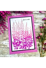 CREATIVE EXPRESSIONS CREATIVE EXPRESSIONS FOXGLOVE GARDEN BACKGROUND CLING STAMP