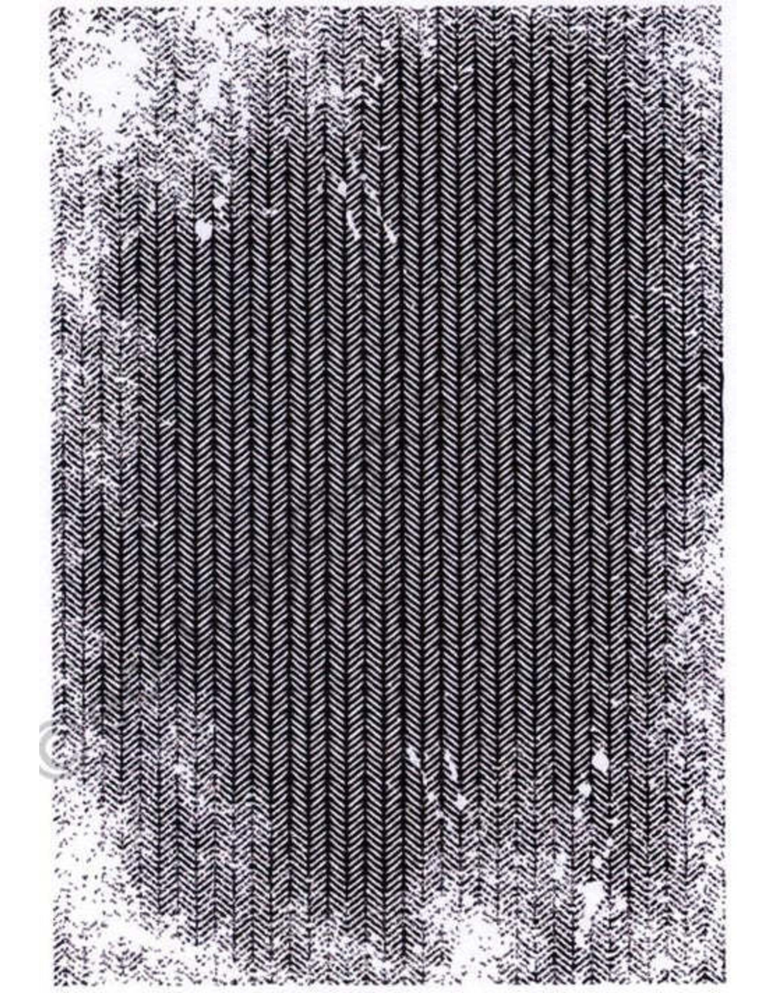 CREATIVE EXPRESSIONS CREATIVE EXPRESSIONS WHITEWASHED HERRINGBONE BACKGROUND CLING STAMP