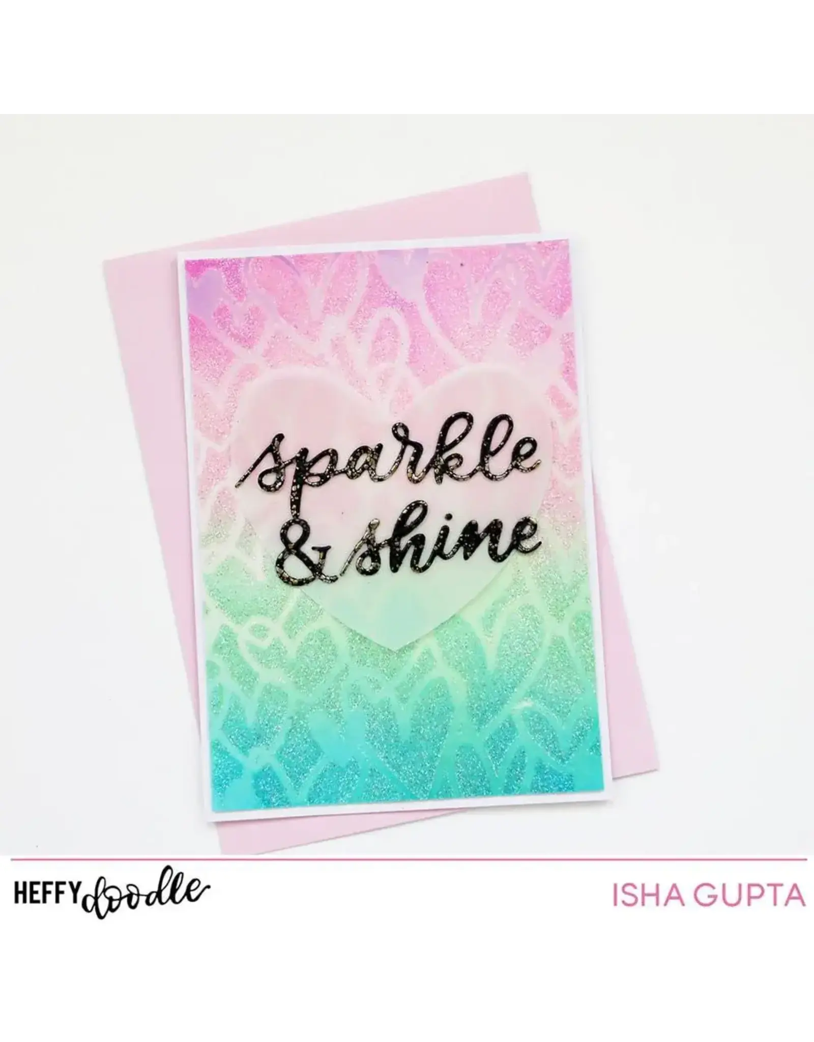 HEFFY DOODLE HEFFY DOODLE ON MY HEART STENCIL