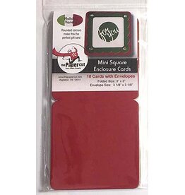 PAPER CUT THE PAPER CUT 10 HOLIDAY VARIETY MINI SQUARE ENCLOSURE CARDS WITH ENVELOPES