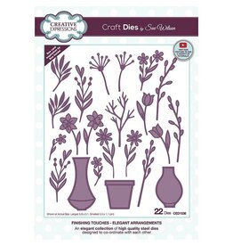 CREATIVE EXPRESSIONS CREATIVE EXPRESSIONS SUE WILSON ELEGANT ARRANGEMENT DIE SET