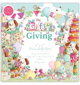 CRAFT CONSORTIUM CRAFT CONSORTIUM THE GIFT OF GIVING PREMIUM PAPER PAD 6x6 40 SHEETS