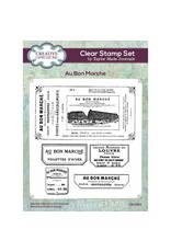 CREATIVE EXPRESSIONS CREATIVE EXPRESSIONS TAYLOR MADE JOURNALS MODE AU BON MARCHE 6x8 CLEAR STAMP SET