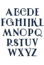 CREATIVE EXPRESSIONS CREATIVE EXPRESSIONS SUE WILSON EXPRESSIONS ART DECO ALPHABET UPPER CASE DIE