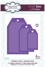 CREATIVE EXPRESSIONS CREATIVE EXPRESSIONS SUE WILSON FRAMES & TAGS - PIERCED TAGS DIE SET