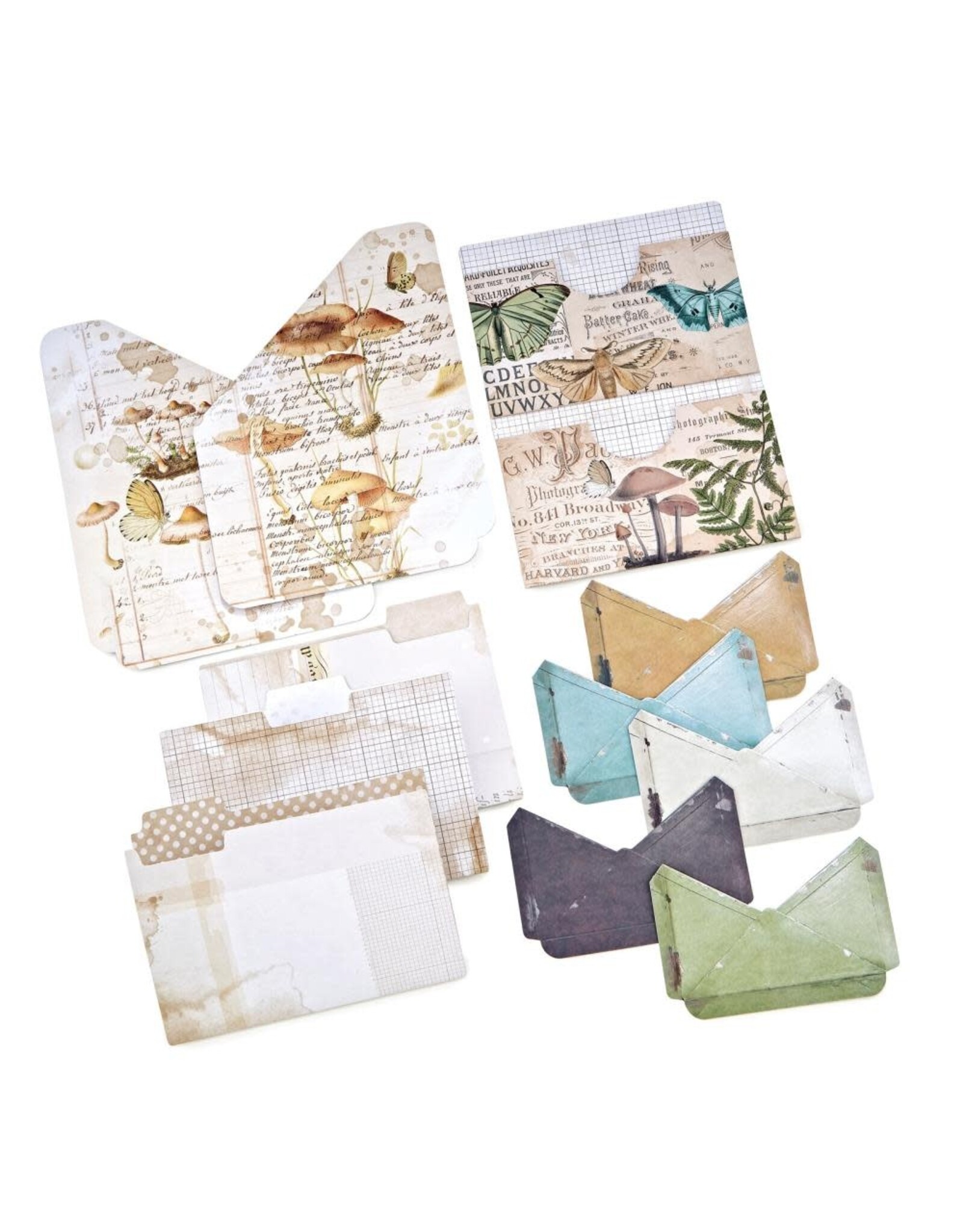 49 AND MARKET 49 AND MARKET VINTAGE ARTISTRY NATURE STUDY ESSENTIAL FILE SET 11 PIECES