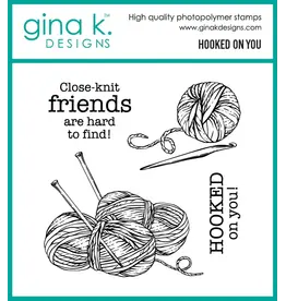 GINA K DESIGNS GINA K. DESIGNS HOOKED ON YOU CLEAR STAMP SET
