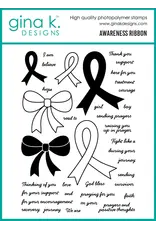 GINA K DESIGNS GINA K. DESIGNS AWARENESS RIBBON CLEAR STAMP SET