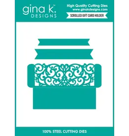 GINA K DESIGNS GINA K. DESIGNS SCROLLED GIFT CARD HOLDER DIE SET