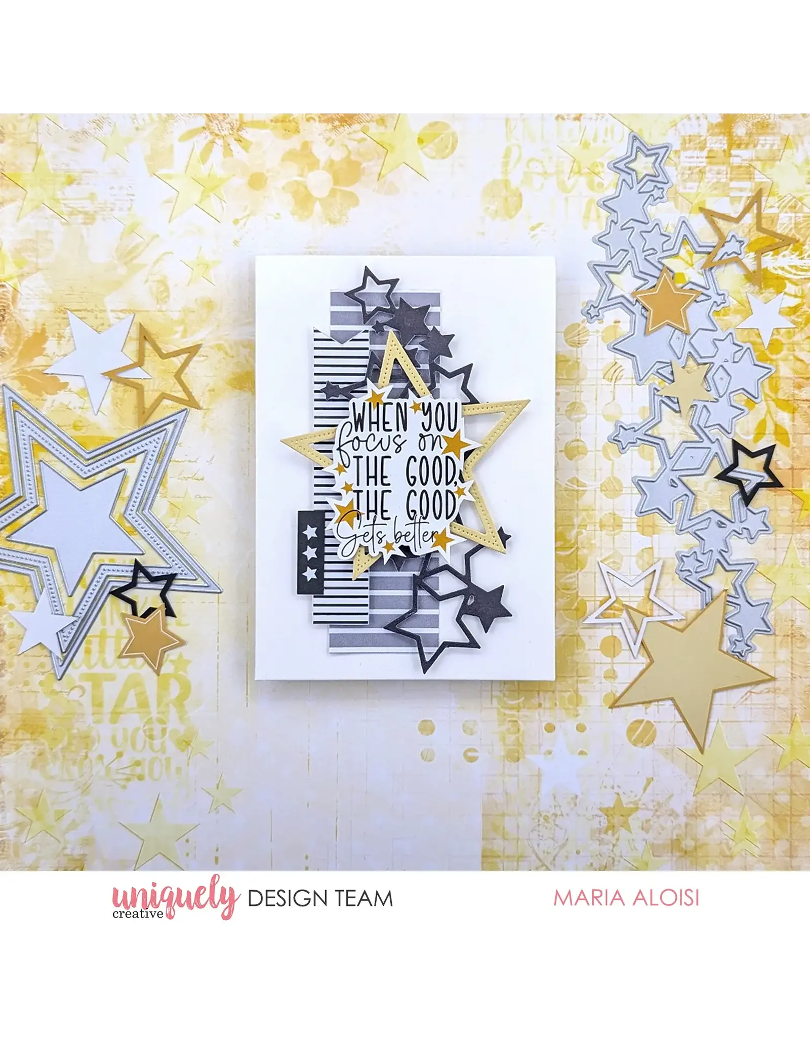 UNIQUELY CREATIVE UNIQUELY CREATIVE SLIMLINE STARRY STACK DIE