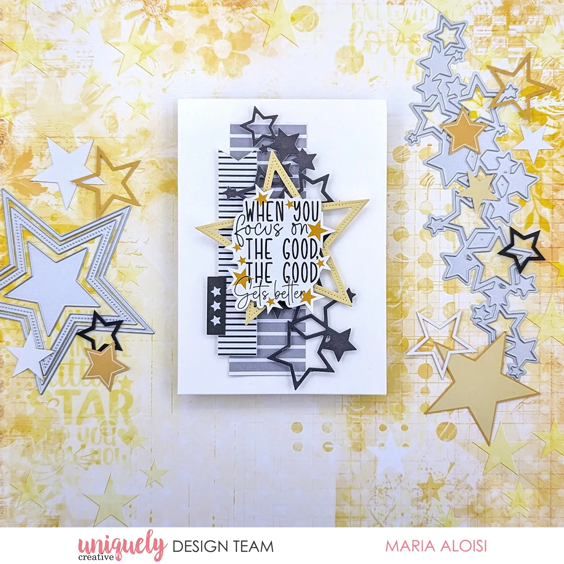 UNIQUELY CREATIVE UNIQUELY CREATIVE SLIMLINE STARRY STACK DIE