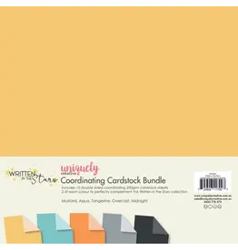 UNIQUELY CREATIVE UNIQUELY CREATIVE WRITTEN IN THE STARS 12x12 CARDSTOCK BUNDLE