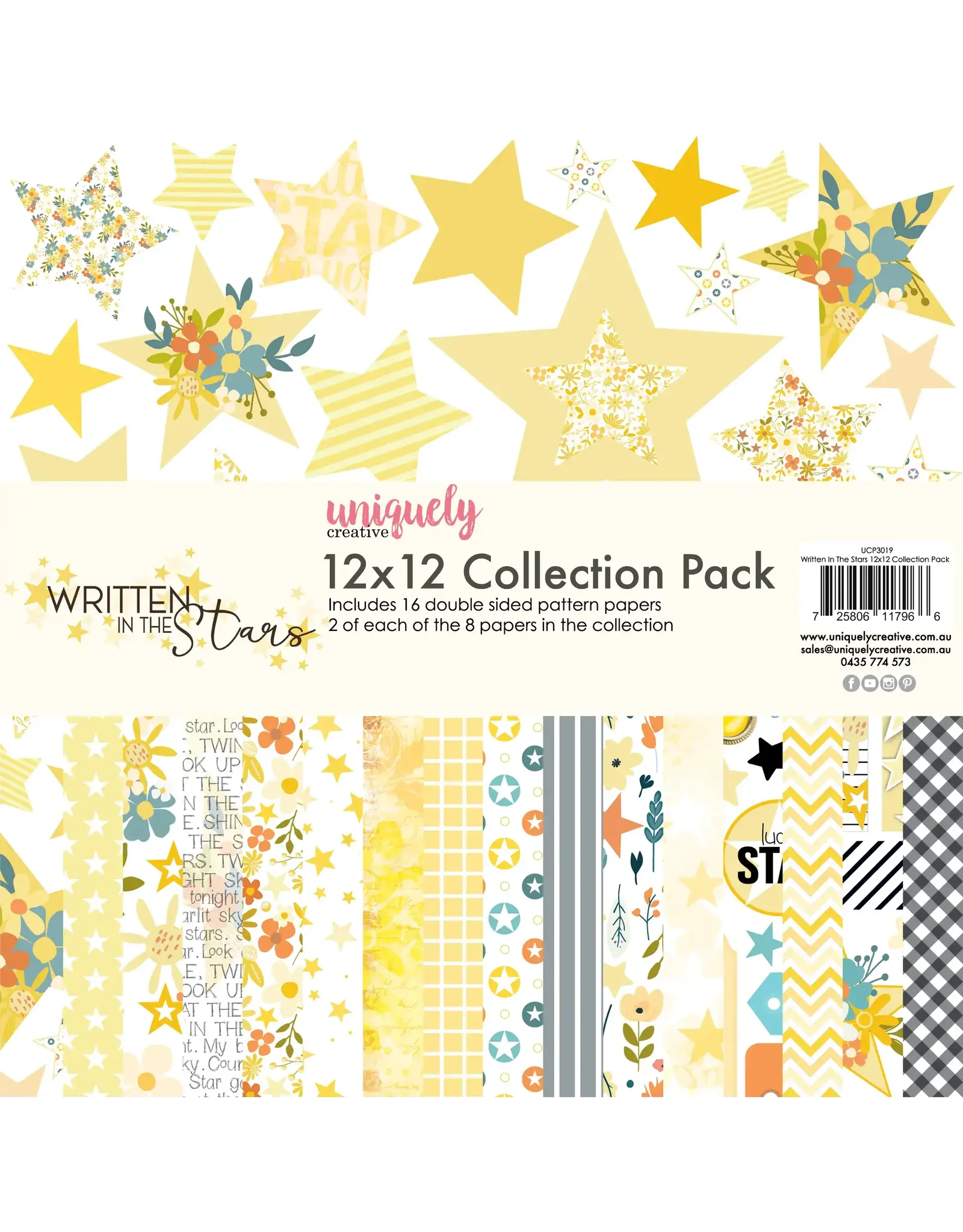 UNIQUELY CREATIVE UNIQUELY CREATIVE WRITTEN IN THE STARS 12x12 COLLECTION PACK