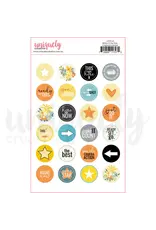 UNIQUELY CREATIVE UNIQUELY CREATIVE WRITTEN IN THE STARS CHIPBOARD STICKERS