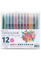 UNIQUELY CREATIVE UNIQUELY CREATIVE UNIQOLOUR WOODLESS WATERCOLOUR PENCILS - SET 1