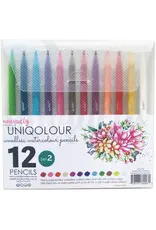 UNIQUELY CREATIVE UNIQUELY CREATIVE UNIQOLOUR WOODLESS WATERCOLOUR PENCILS - SET 2