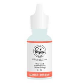 PINKFRESH PINKFRESH STUDIO MANGO SORBET PREMIUM DYE INK RE-INKER 0.5oz
