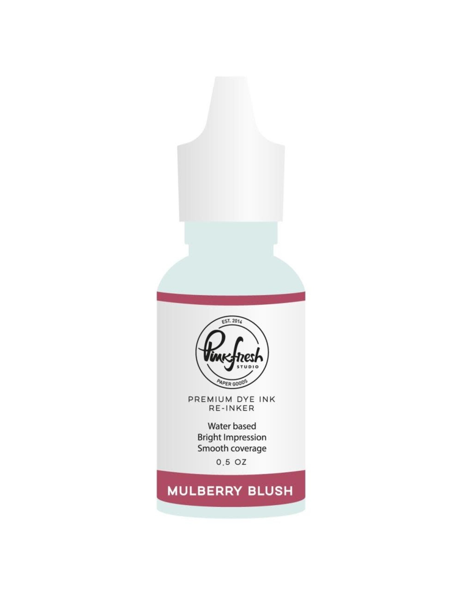PINKFRESH PINKFRESH STUDIO MULBERRY BLUSH PREMIUM DYE INK RE-INKER 0.5oz